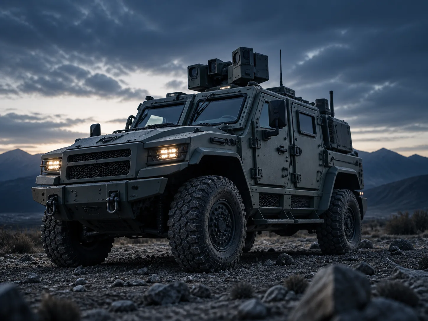 Armored defense vehicle
