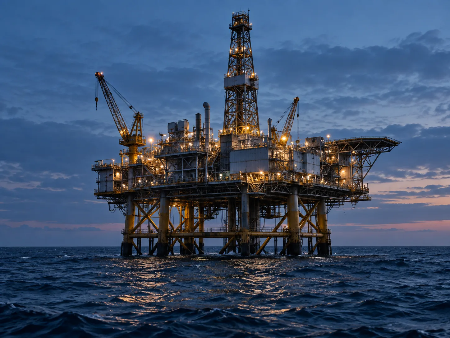 Offshore oil and gas platform